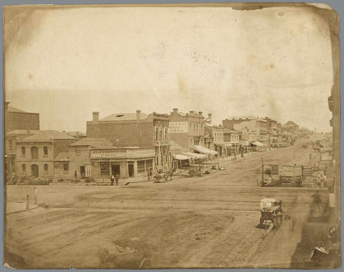 Corner of Collins and Elizabeth Streets Melbourne, Melbourne City (1860–63)