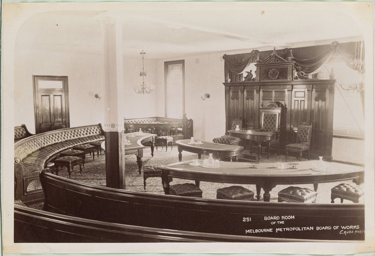 Board Room of the Melbourne Metropolitan Board of Works (1892–1900)