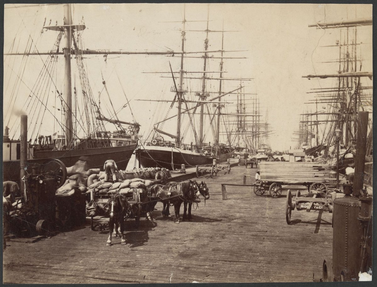 Town Pier, Port Melbourne (c. 1890)