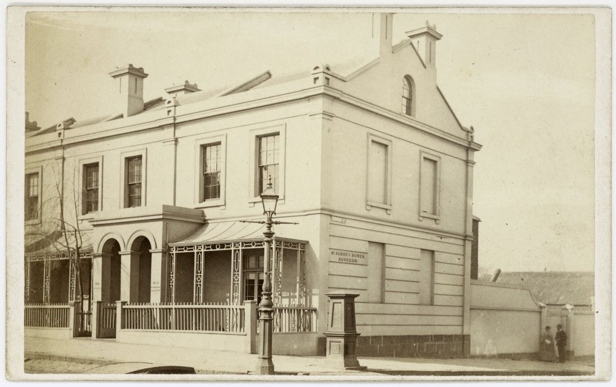 Surgery of Dr. Aubrey Bowen, 164 Collins Street East, Melbourne, Melbourne City (c. 1870)