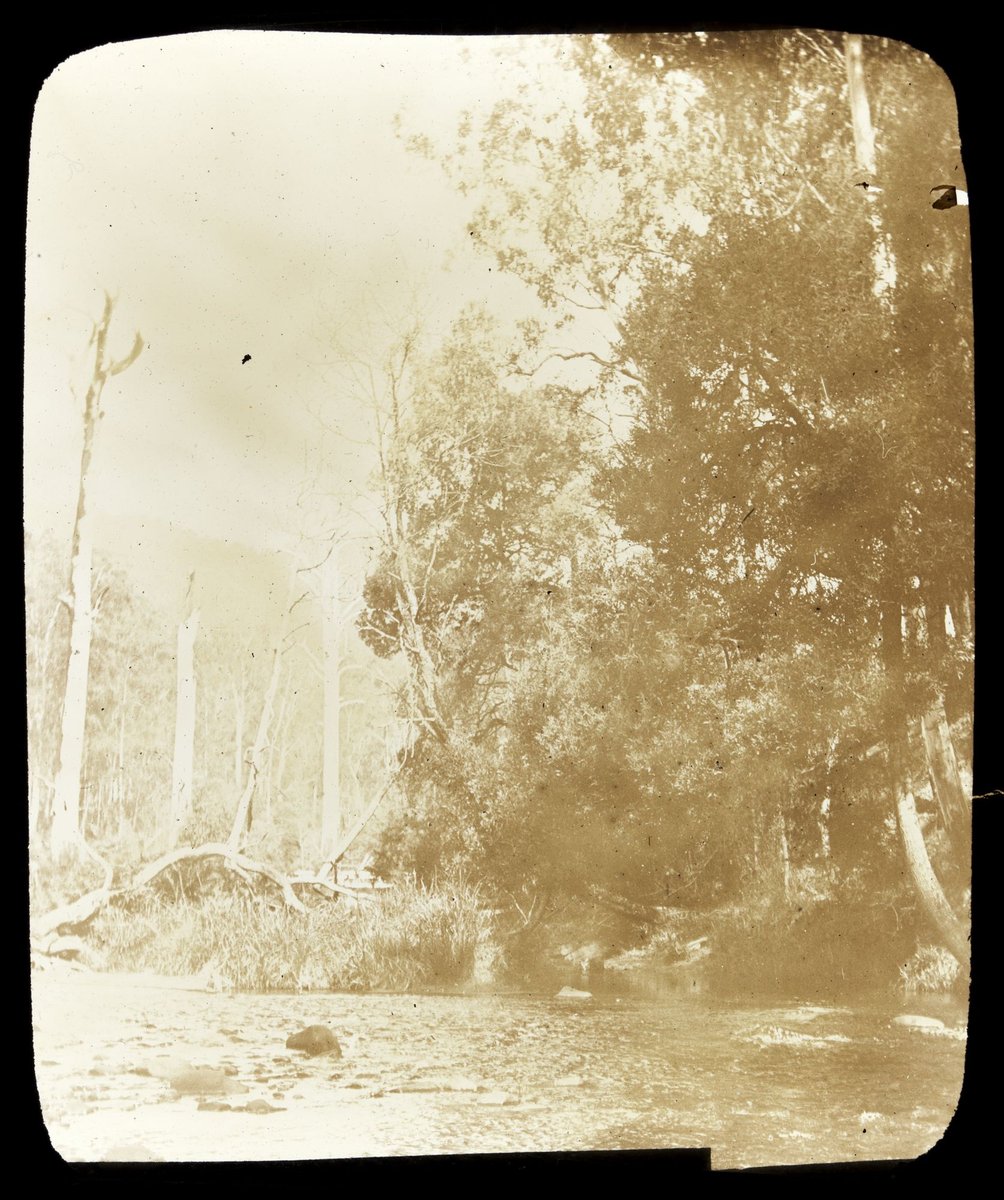 Yarra River with hills in background, country Victoria (1909)