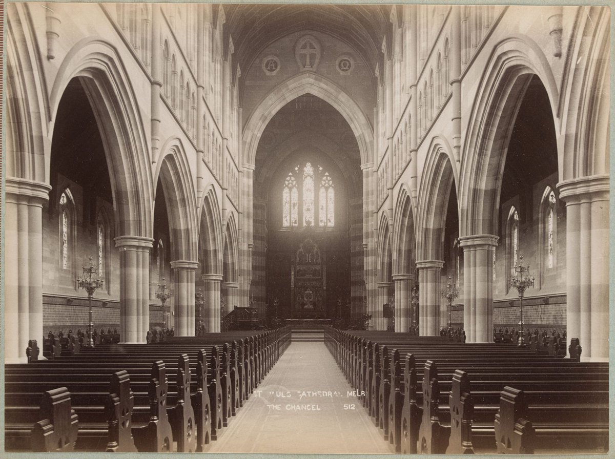 St Paul's Cathedral Melbourne. The Chancel, Melbourne City (1892–1900)