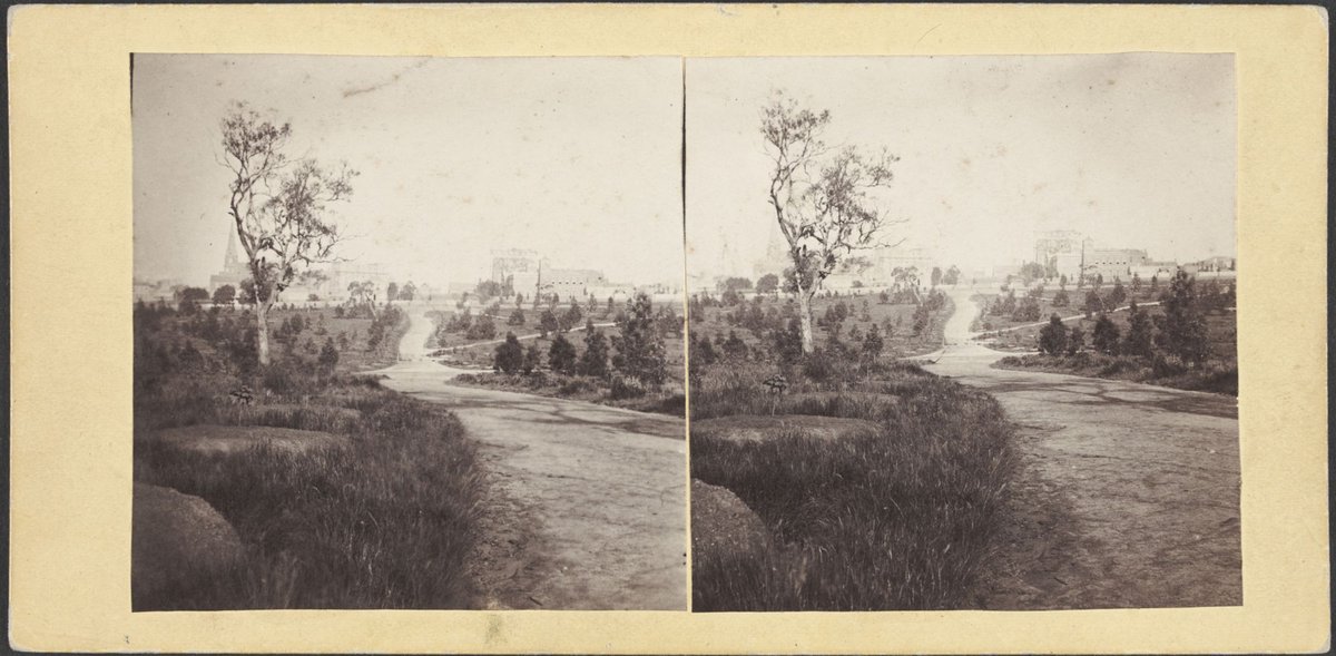 Fitzroy Gardens, Melbourne, East Melbourne (1855–1910)