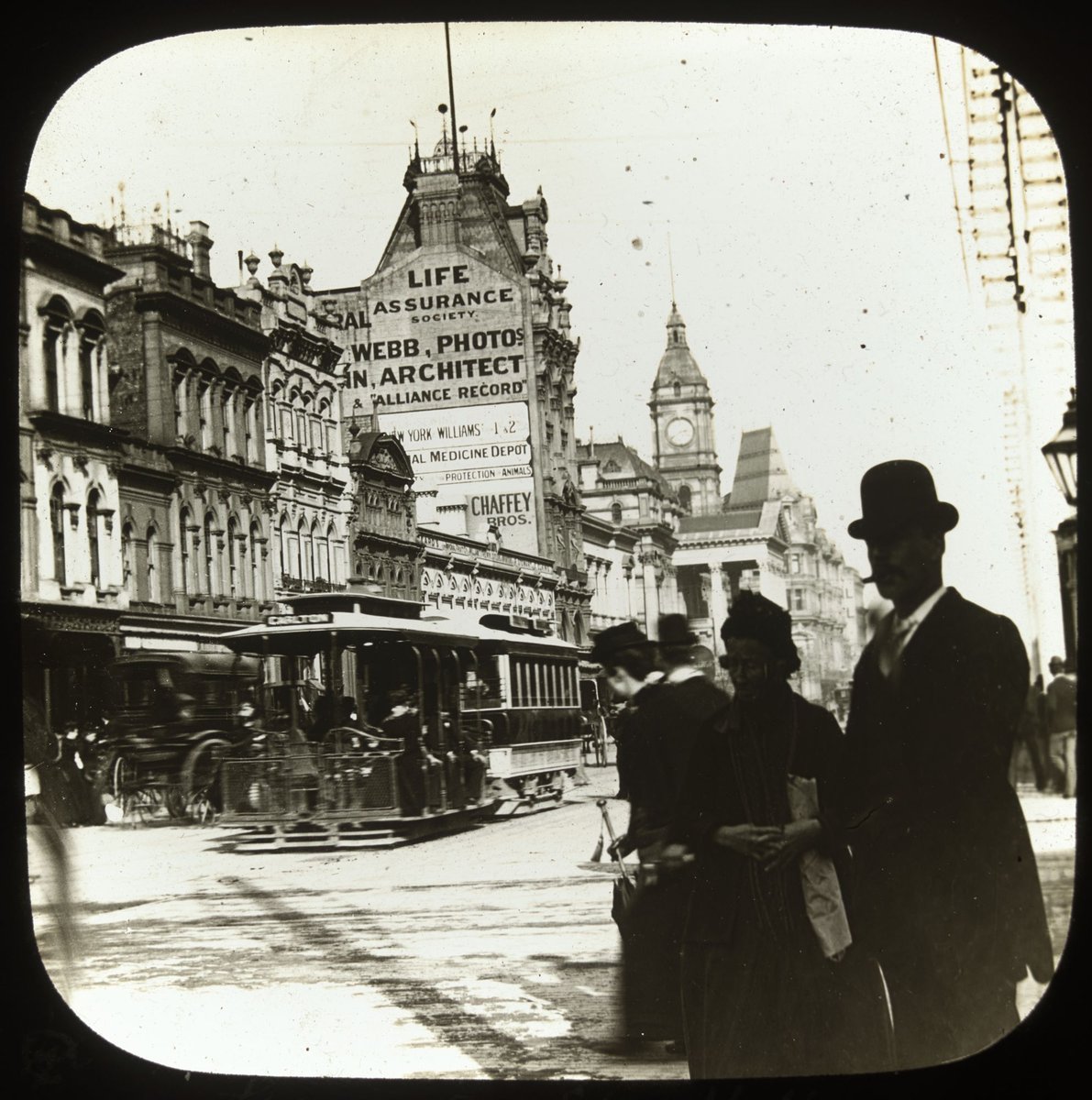 Swanston Street, Melbourne, Melbourne City (1890–1930)