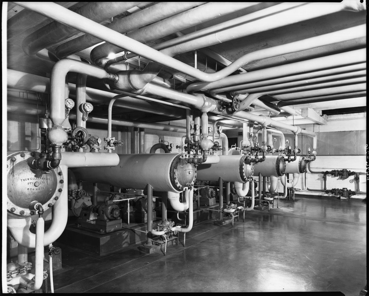 Hospital basement, Royal Melbourne Hospital, Melbourne City (1945)