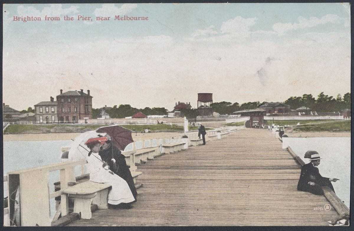 Brighton from the Pier, near Melbourne (c. 1908)