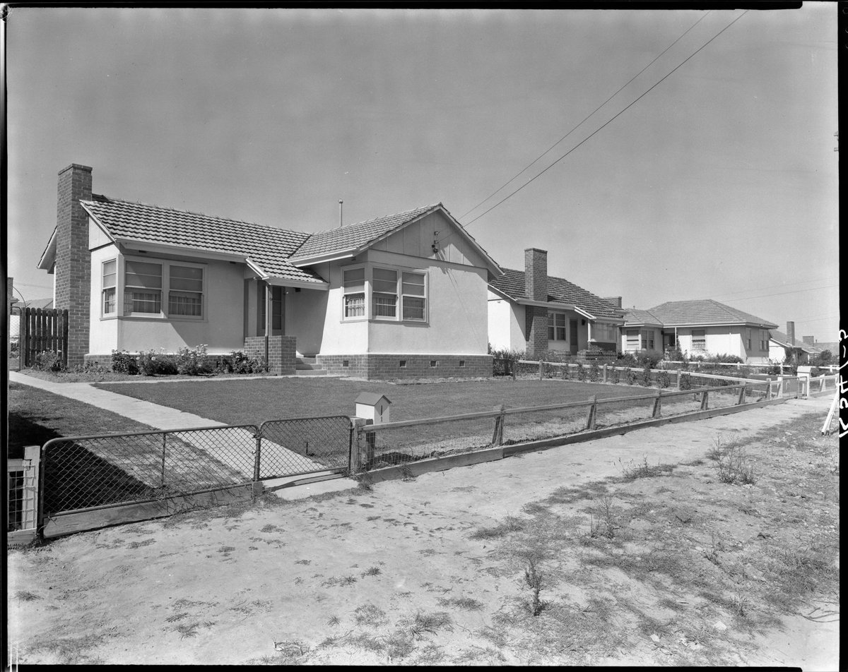 Houses on the Ashburton Estate built by the Housing Commission of Victoria (1953)