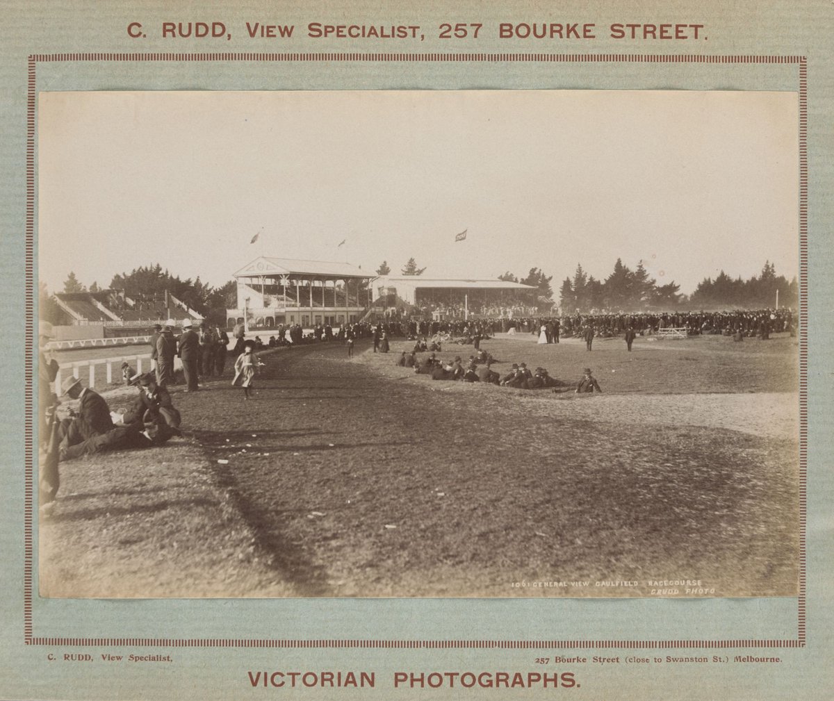 General View [of] Caulfield Racecourse [1900] (c. 1900)