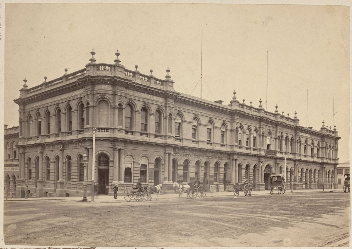 The Market Buildings, Collins St. West, [between Market and William Streets, Melbourne], Melbourne City (1870–75)