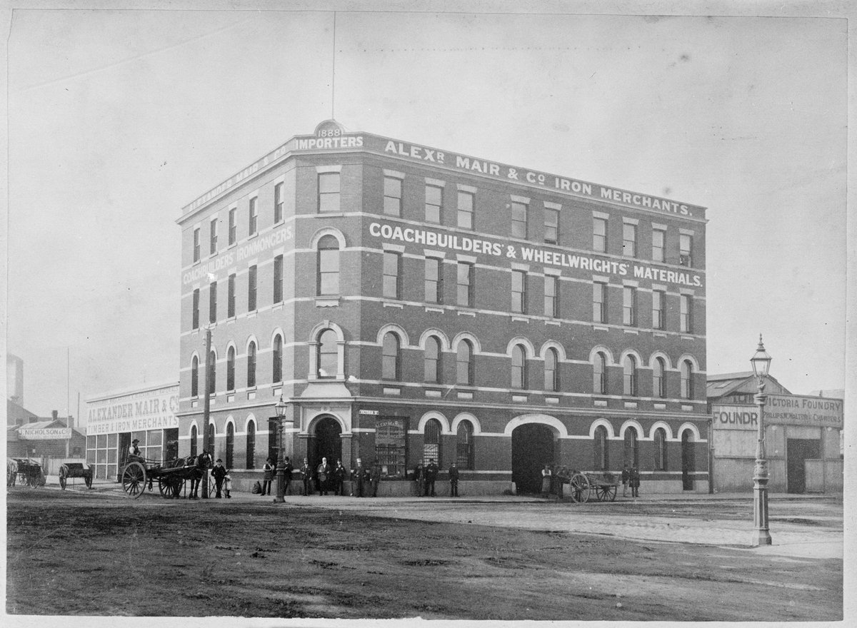 Alexander Mair & Co., cnr. Victoria and Leicester Streets, Carlton (c. 1888)