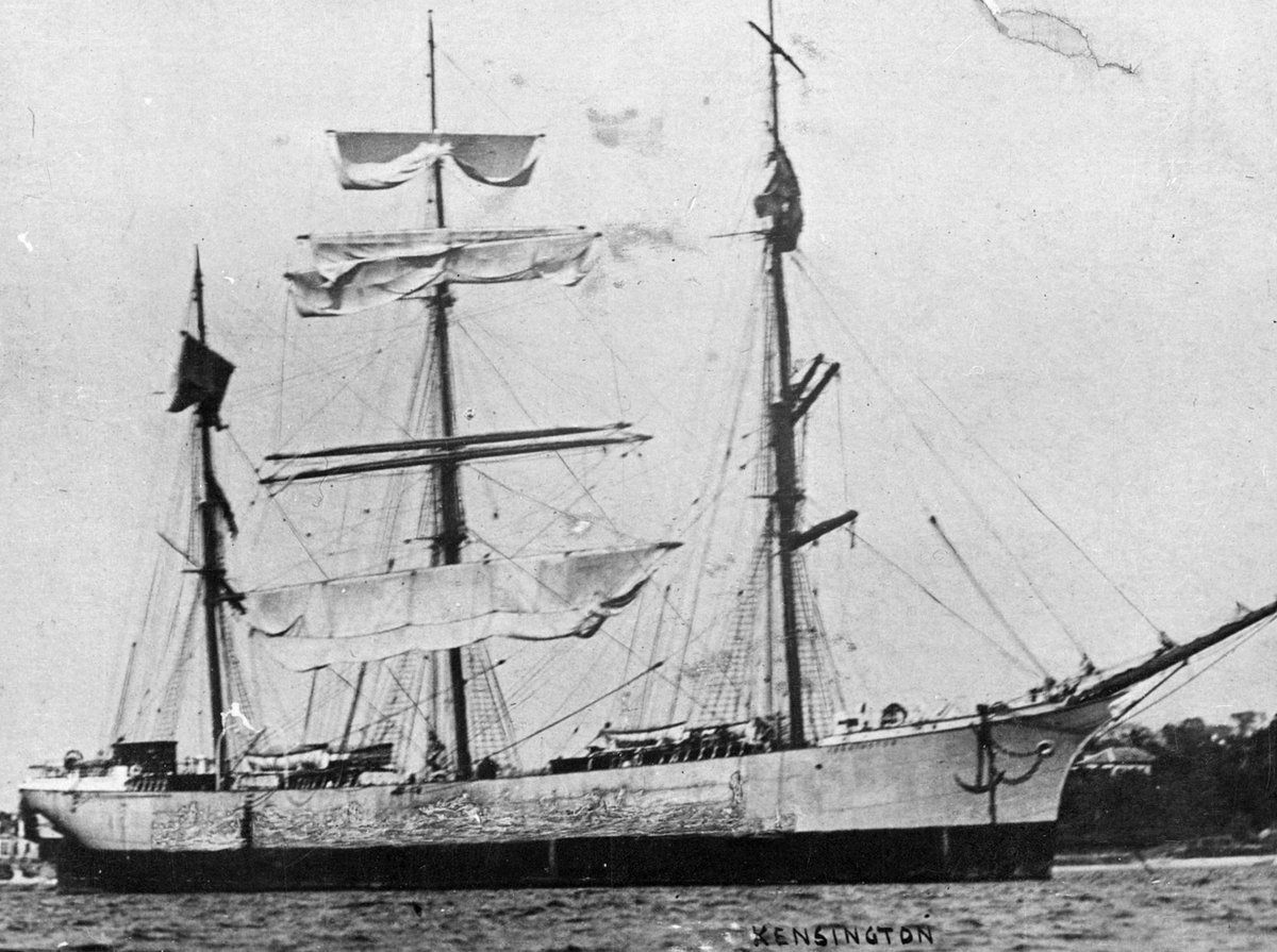 KENSINGTON. : Nystad. 1625 tons. Built Greenock. 1891 (1891–1946)