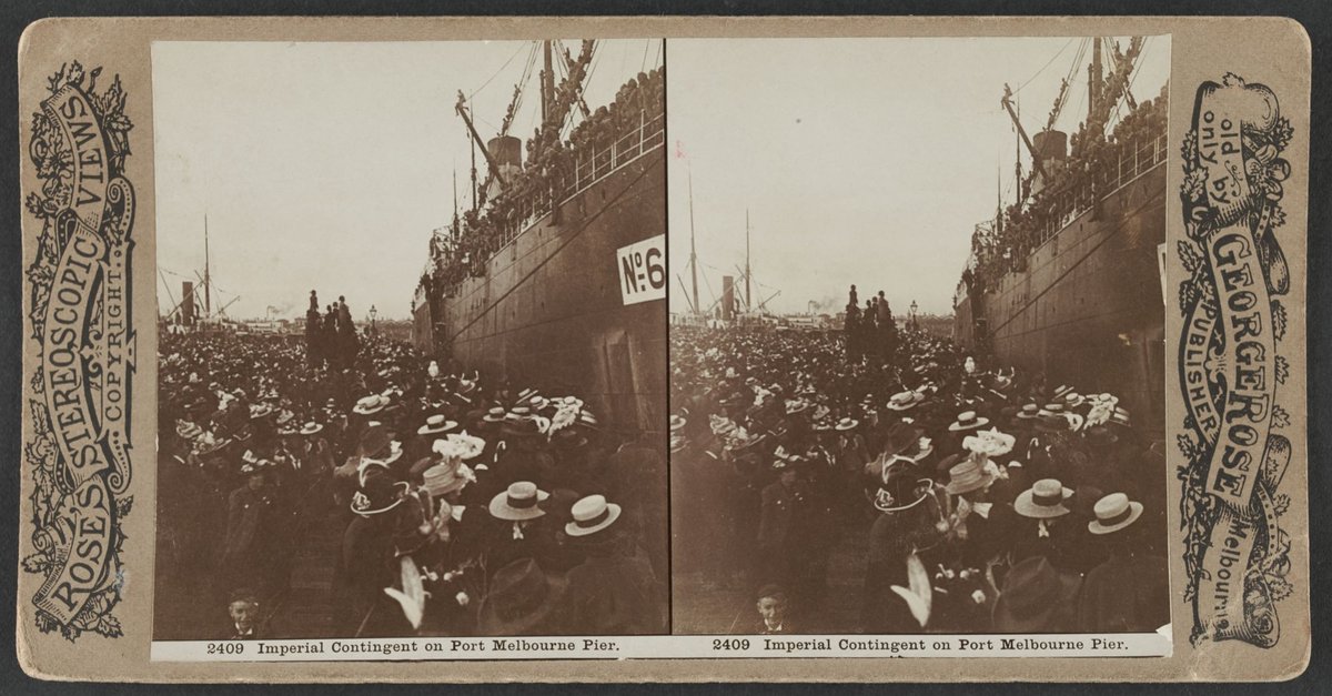 Imperial Contingent on Port Melbourne Pier (1899–1902)