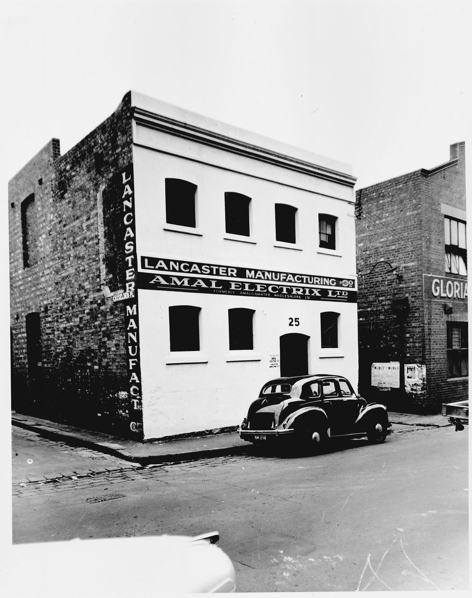 Little Lonsdale Street - south side, at corner with Casselden Place, Melbourne City (1950)
