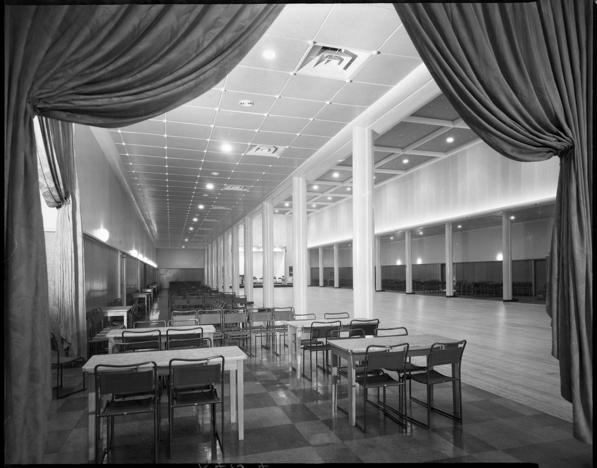"Interior of Royale Ballroom, Exhibition Buildings, Carlton" (c. 1952)