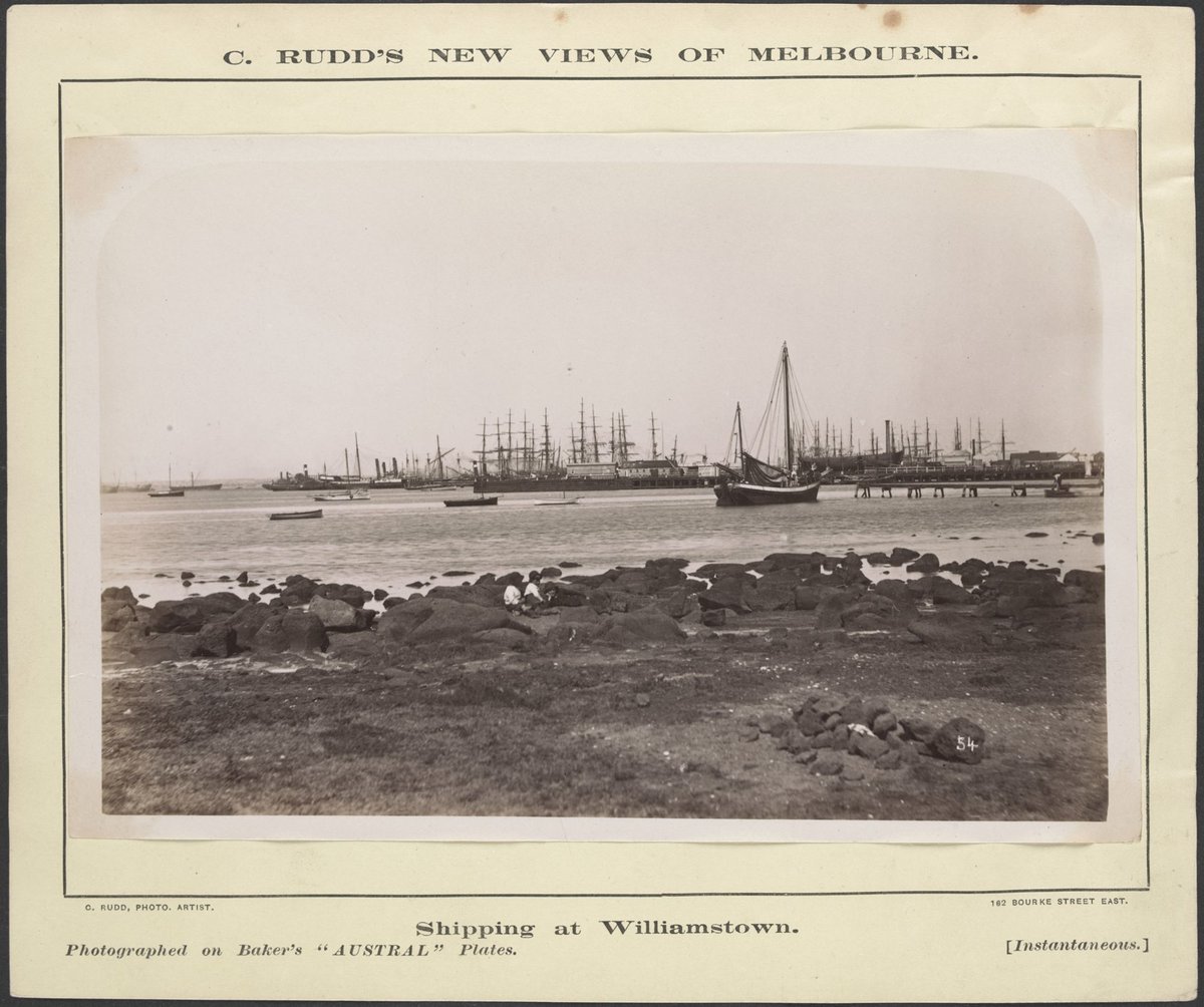 Shipping at Williamstown (1886–87)
