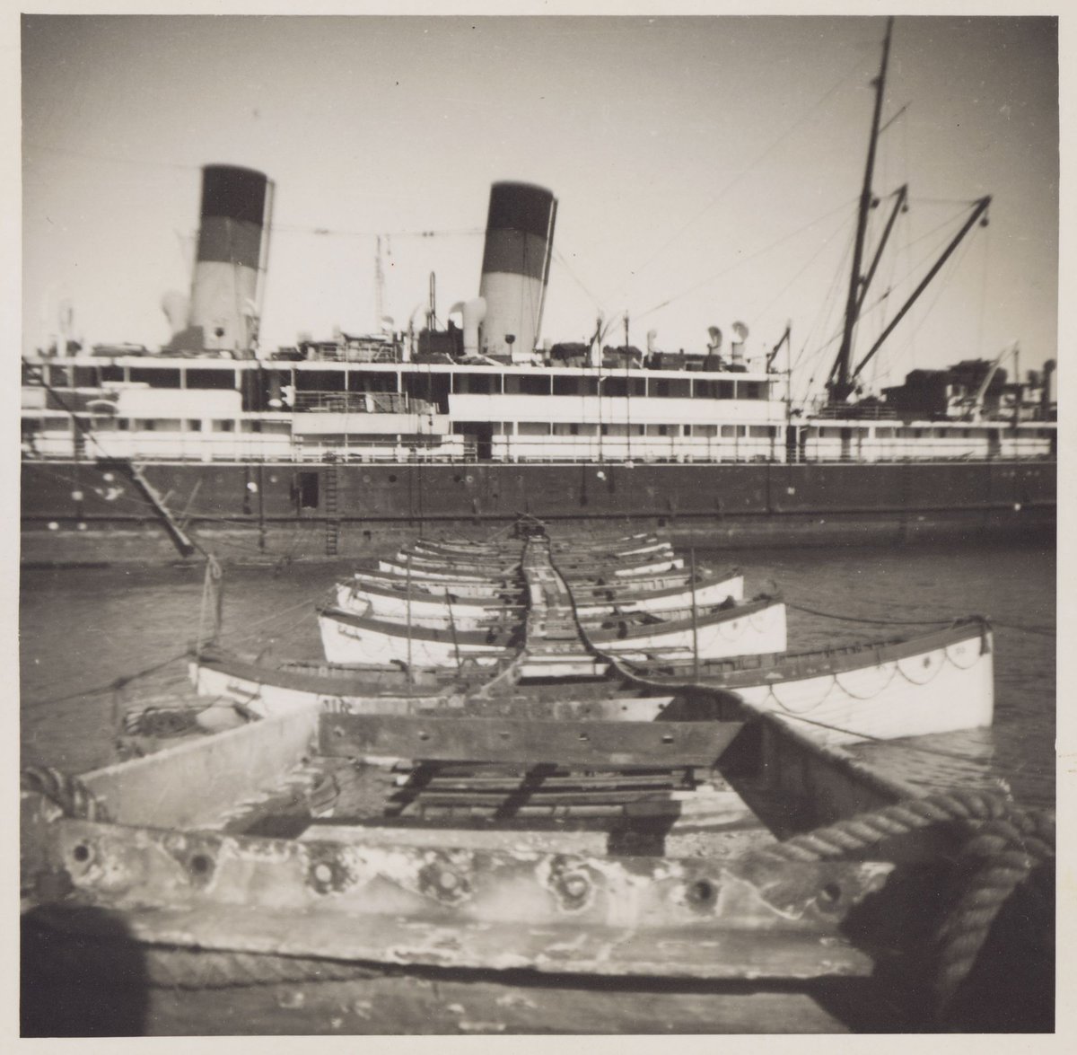 Nairana shipwreck, Port Melbourne (c. 1951)