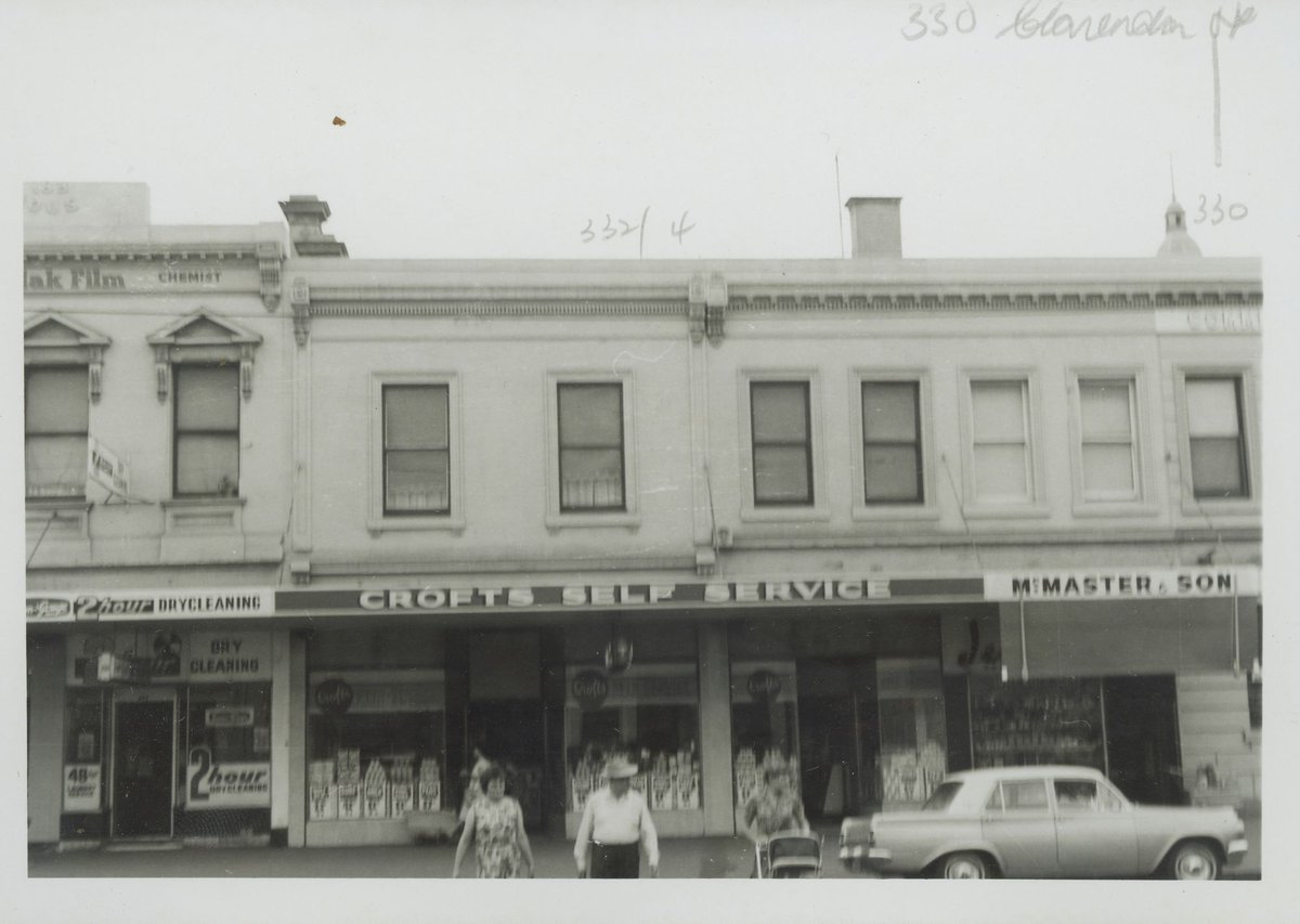 "330-348 Clarendon Street, South Melbourne" (1967)