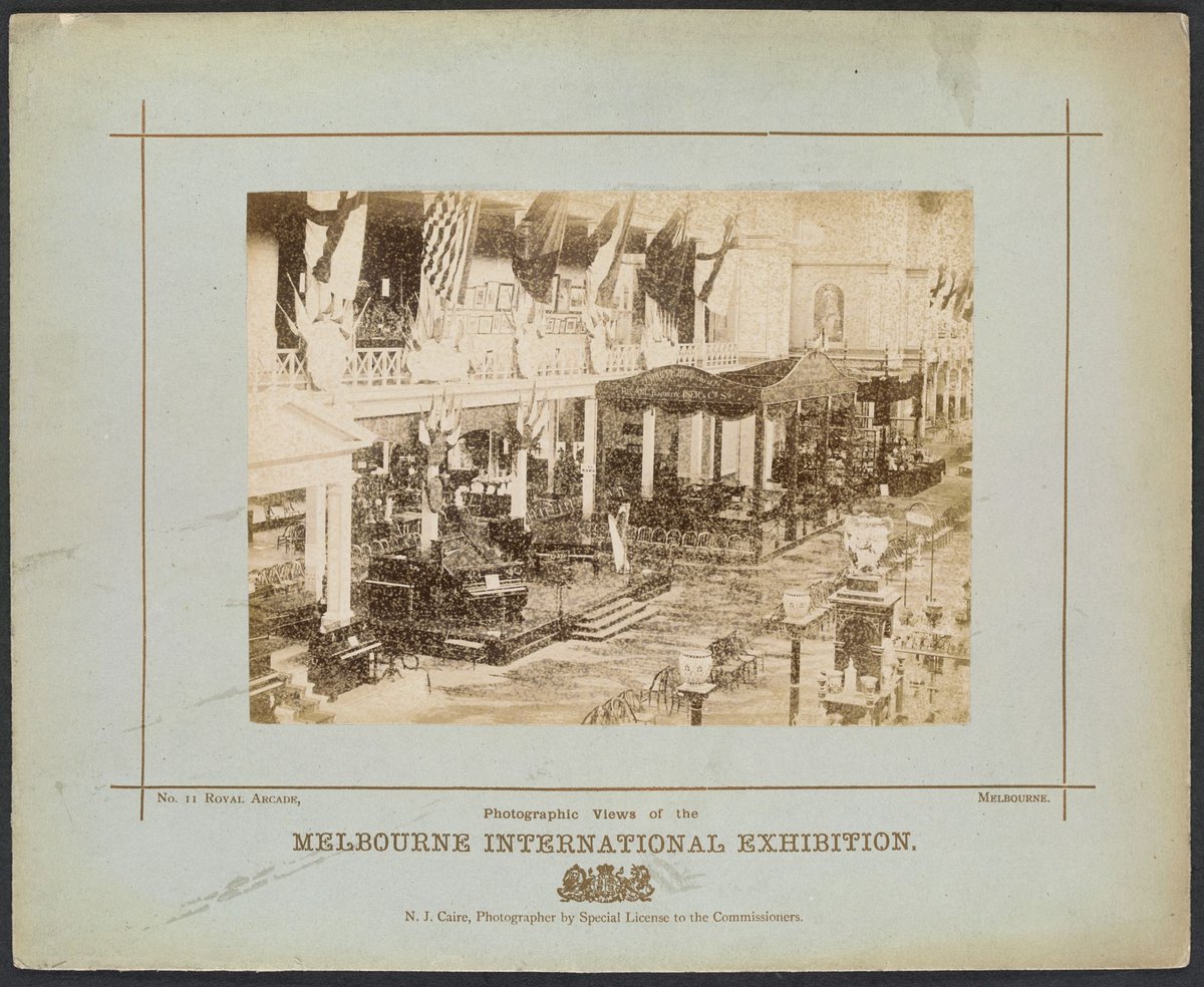 Scene at the French Piano Court, Melbourne International Exhibition (1880–81)