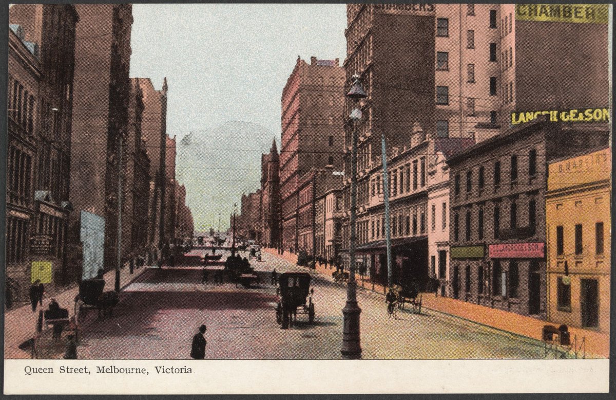 Queen Street, Melbourne, Victoria, Melbourne City (1895–1915)