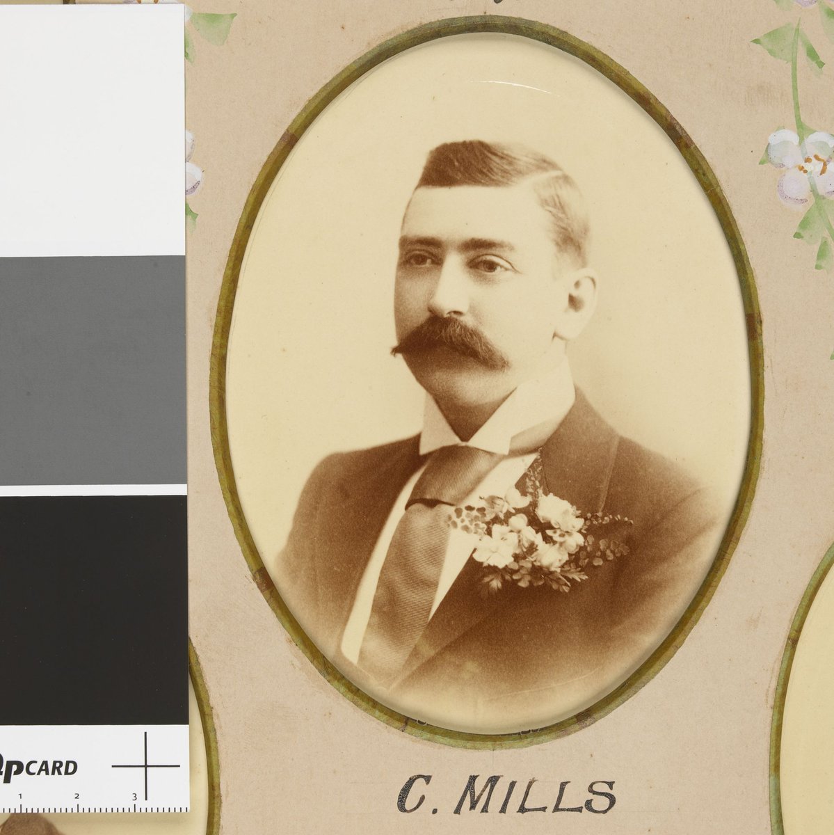 Framed photographs of Joseph Kilmartin and staff of the Camberwell Railway Station presented to Joseph Kilmartin Esq (1900)