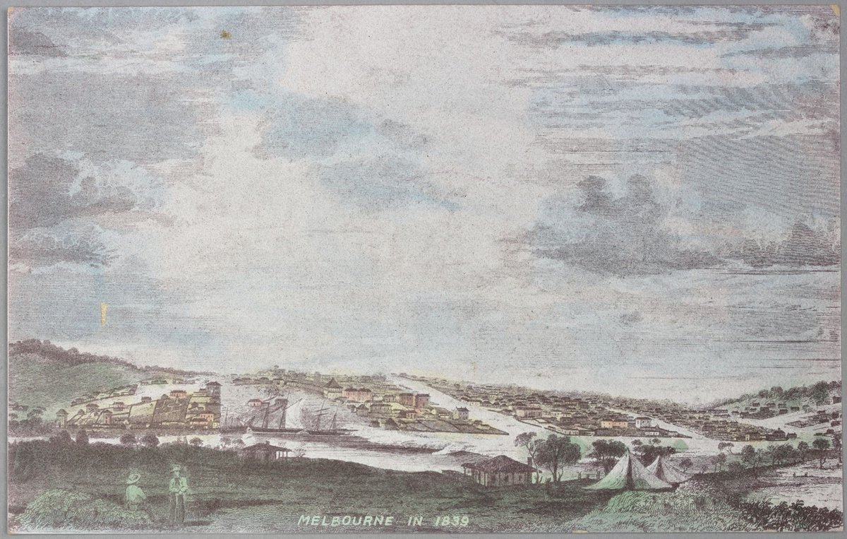 Melbourne in 1839 (1890–1910)