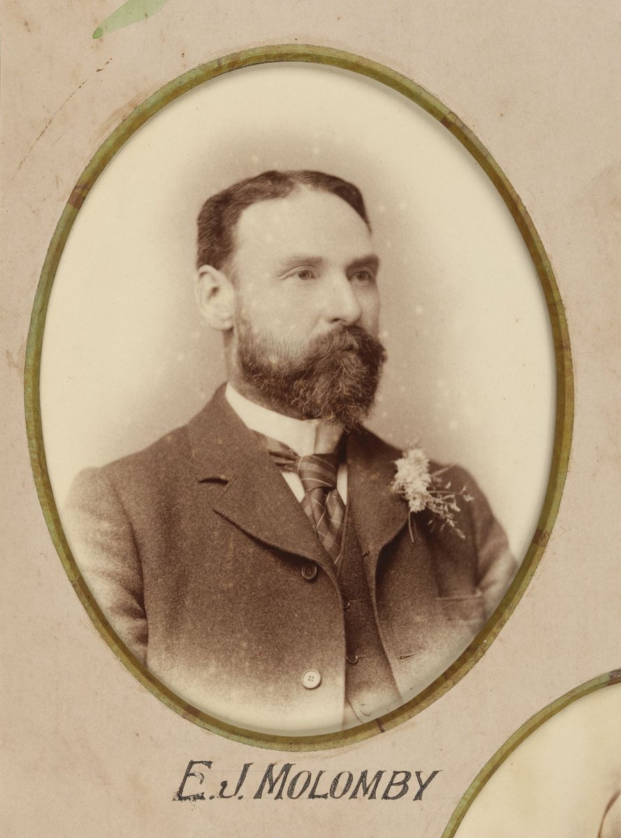 Framed photographs of Joseph Kilmartin and staff of the Camberwell Railway Station presented to Joseph Kilmartin Esq (1900)