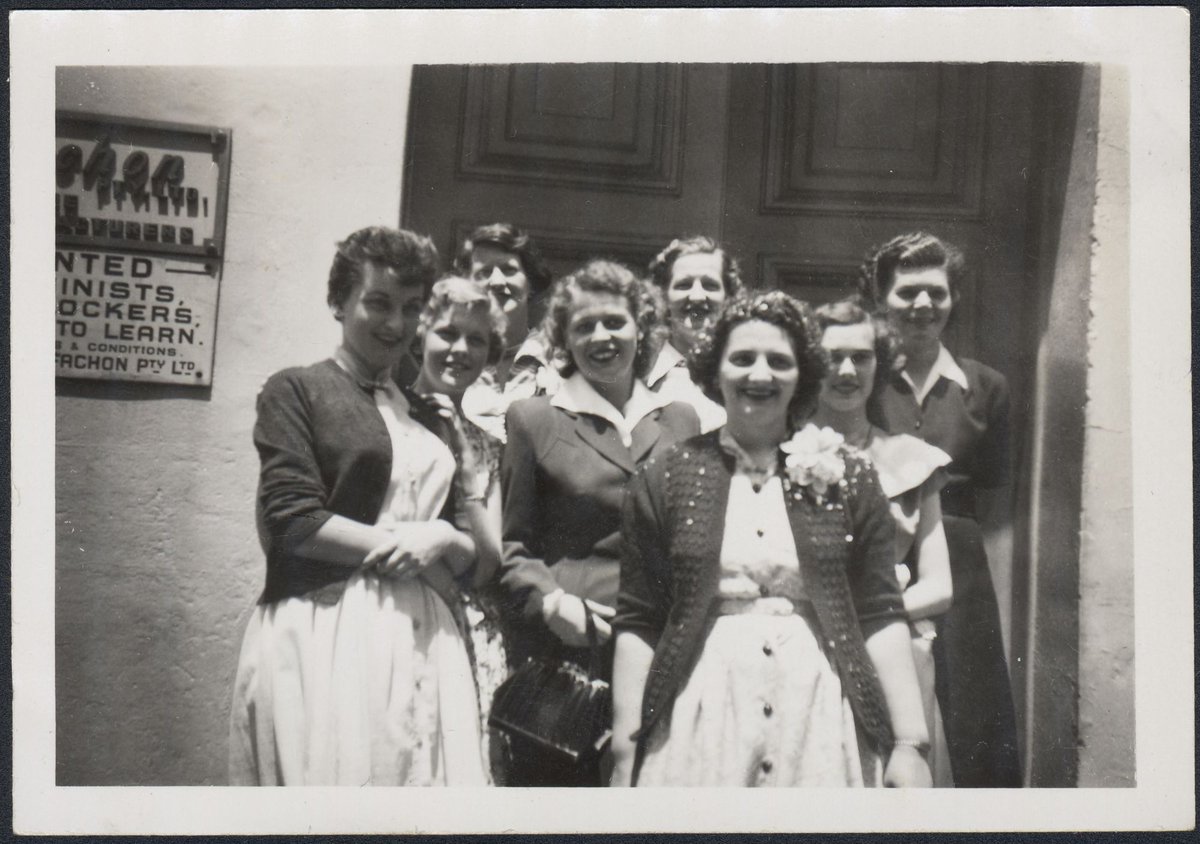 Photographs relating to Fachon Pty Ltd., Flinders Lane, Melbourne, Melbourne City (1953–54)
