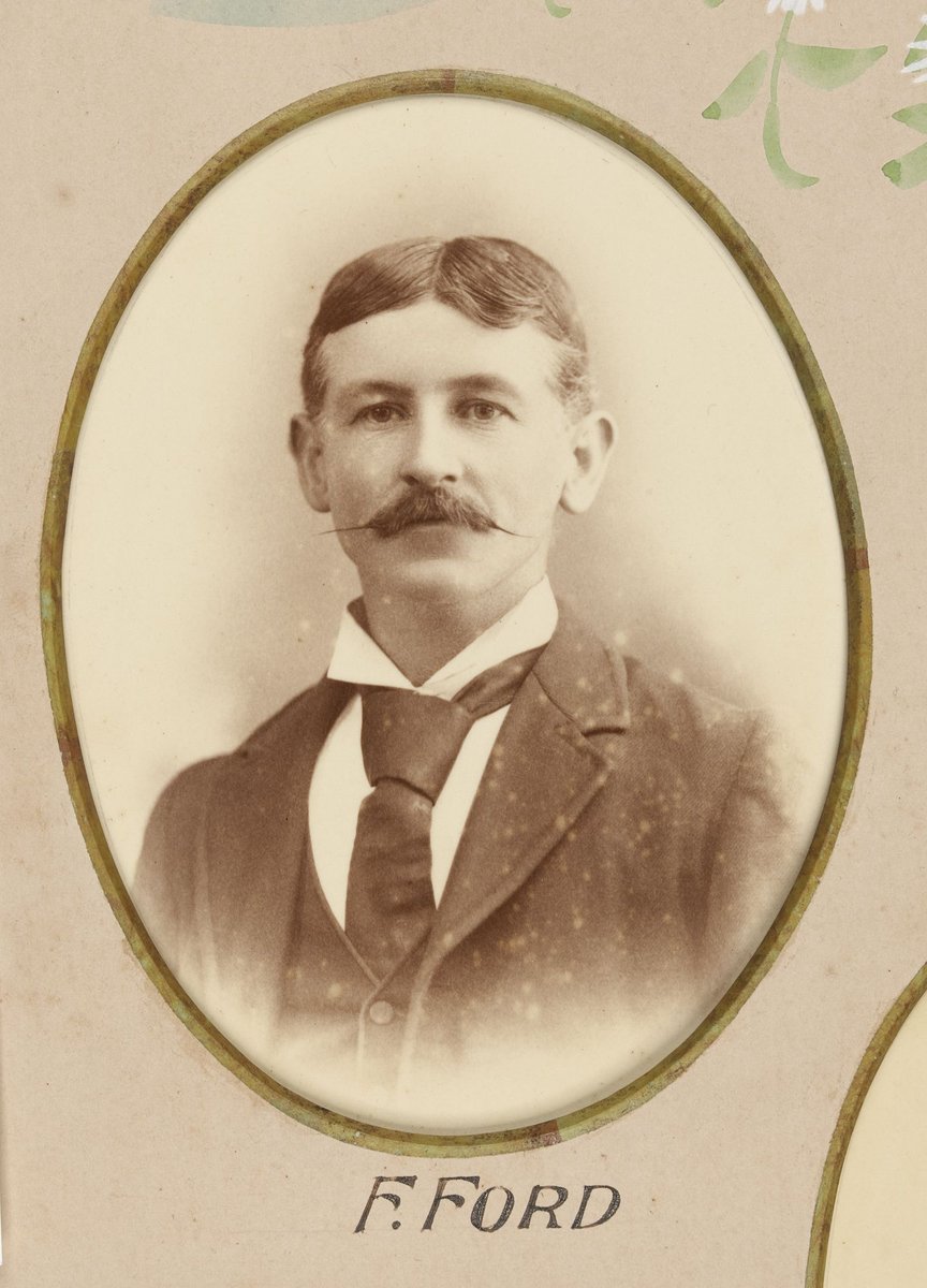 Framed photographs of Joseph Kilmartin and staff of the Camberwell Railway Station presented to Joseph Kilmartin Esq (1900)