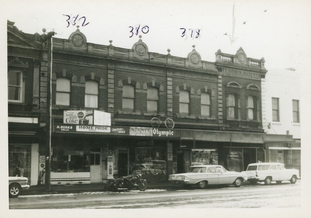 "Terrace buildings, Bridge Road, Richmond" (1967–69)
