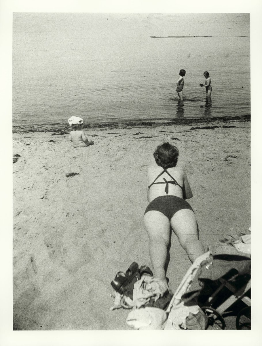 Joy Hester, Albert Tucker and Sweeney, St. Kilda Beach, December 1945, St Kilda