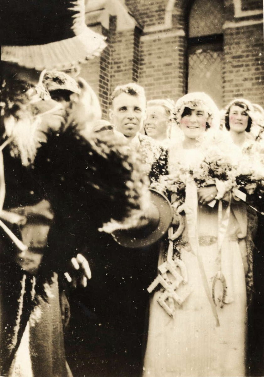 Kensington Methodist ladies basketball team; weddings; portraits of Lacey and Dolly Henderson (1925–40)