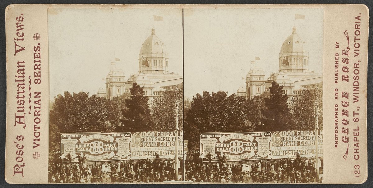 Exhibition Building, Melbourne, Carlton (1895)