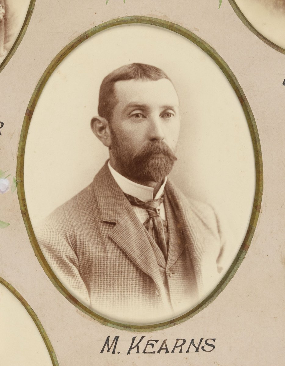Framed photographs of Joseph Kilmartin and staff of the Camberwell Railway Station presented to Joseph Kilmartin Esq (1900)