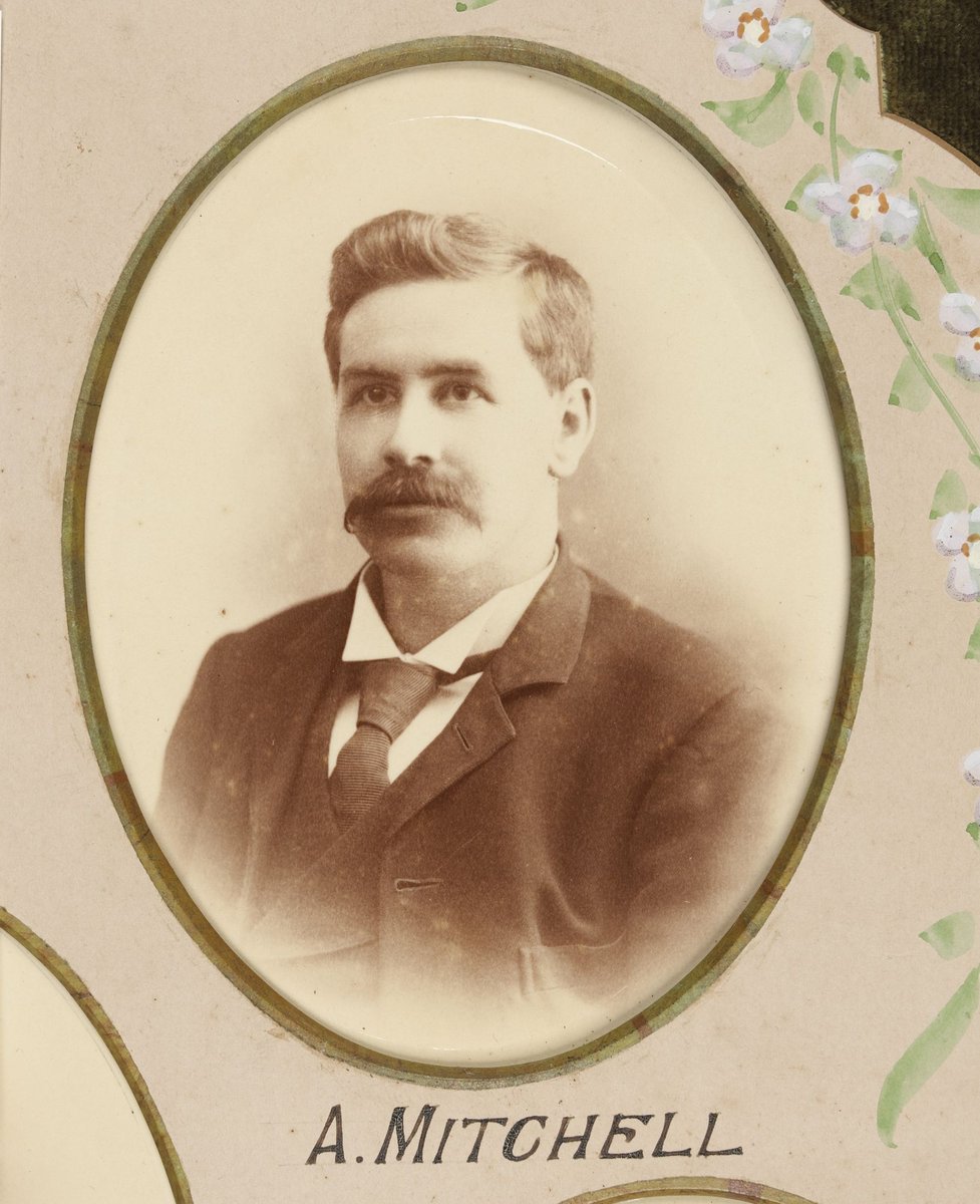 Framed photographs of Joseph Kilmartin and staff of the Camberwell Railway Station presented to Joseph Kilmartin Esq (1900)
