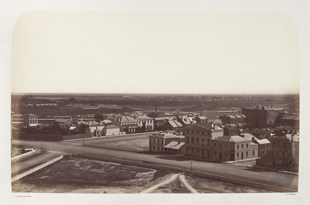 Spring Street & Little Collins Street, Melbourne City (1862–79)
