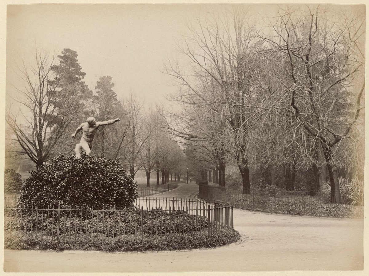 Fitzroy Gardens - central roundel, East Melbourne (c. 1880)