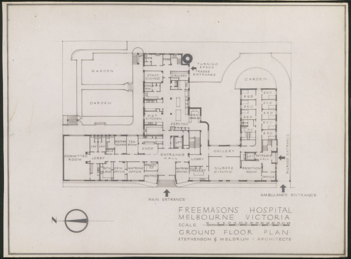 Freemason's Hospital Melbourne Victoria (1936)