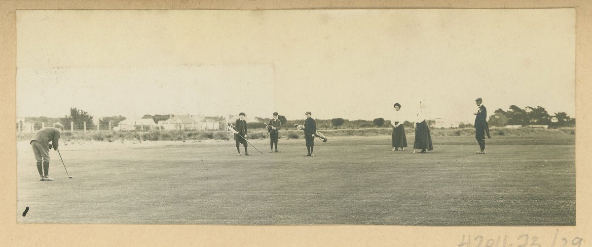 Mixed foursome once a month on Thursdays, Royal Melbourne Golf Club, Sandringham, Vic (1909)