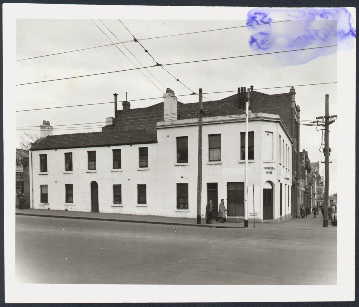 The corner of Latrobe and Exhibition Streets, Melbourne, Melbourne City (1950)
