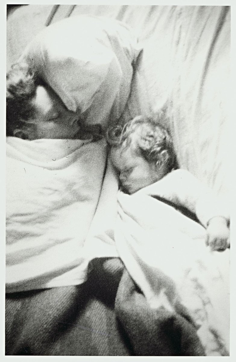 Joy and Sweeney asleep, Robe Street, St. Kilda, St Kilda (1945)