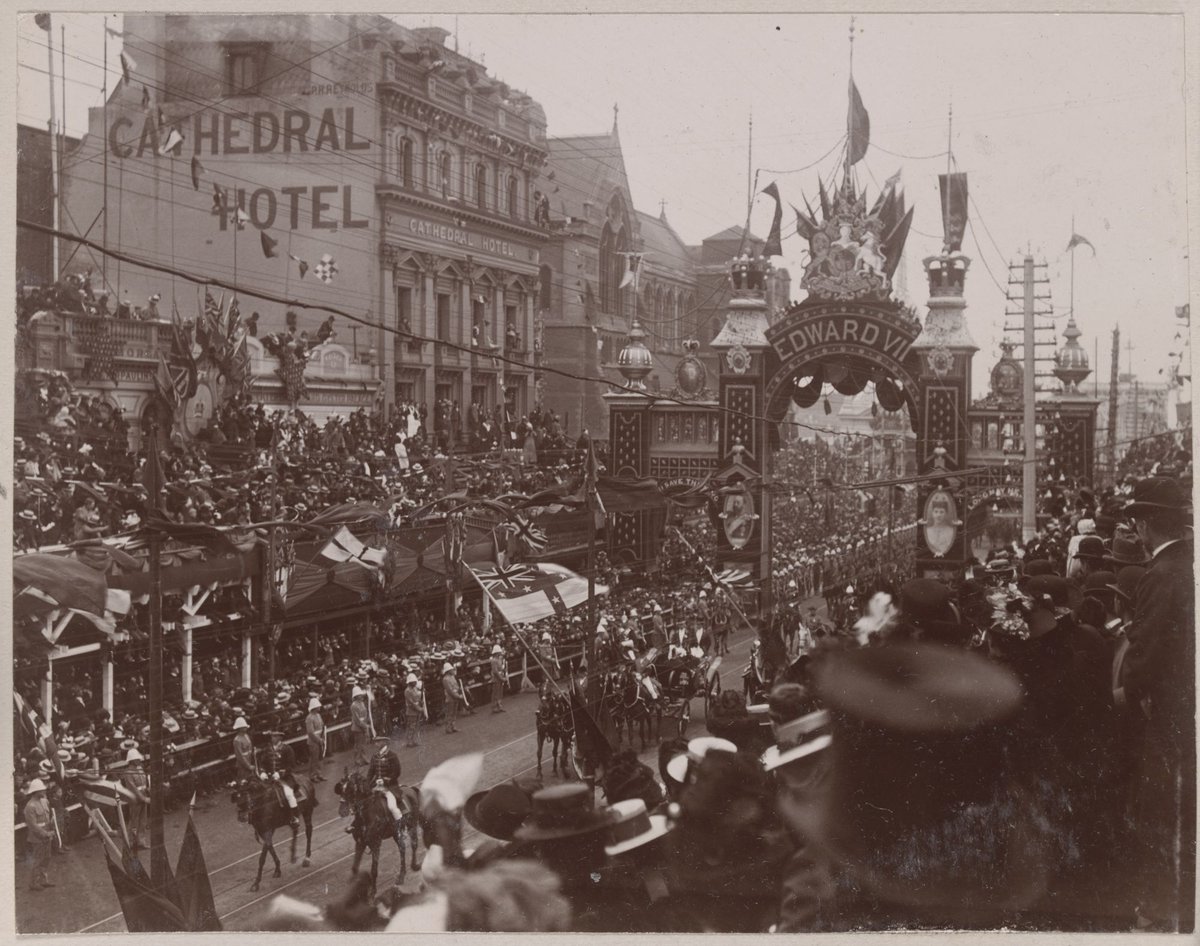 Opening of first parliament May 9th 1901 Melbourne Vic
