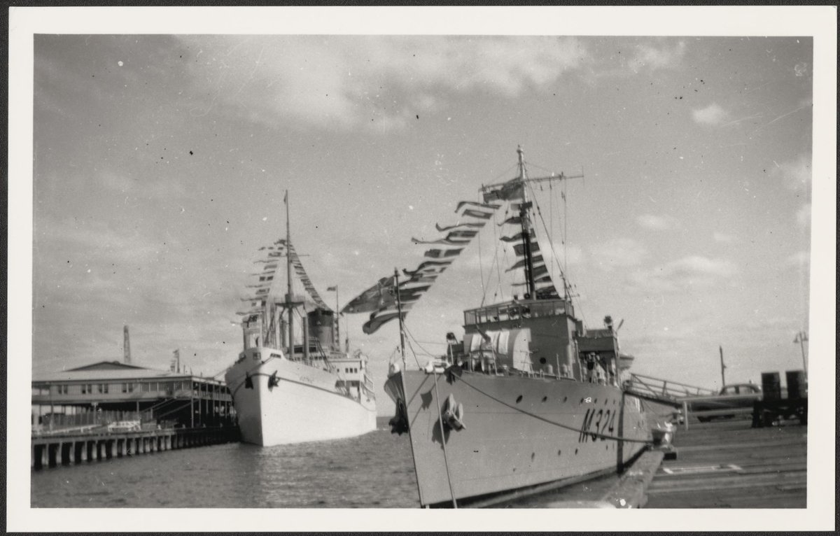 Melbourne at the time of Queen Elizabeth's visit 1954