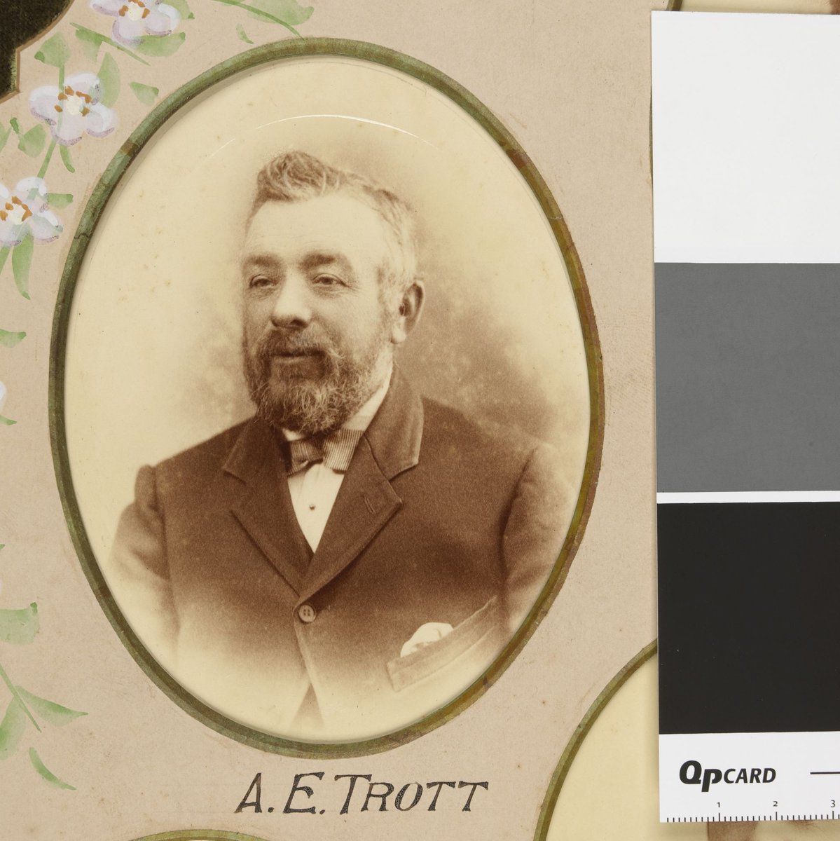Framed photographs of Joseph Kilmartin and staff of the Camberwell Railway Station presented to Joseph Kilmartin Esq (1900)