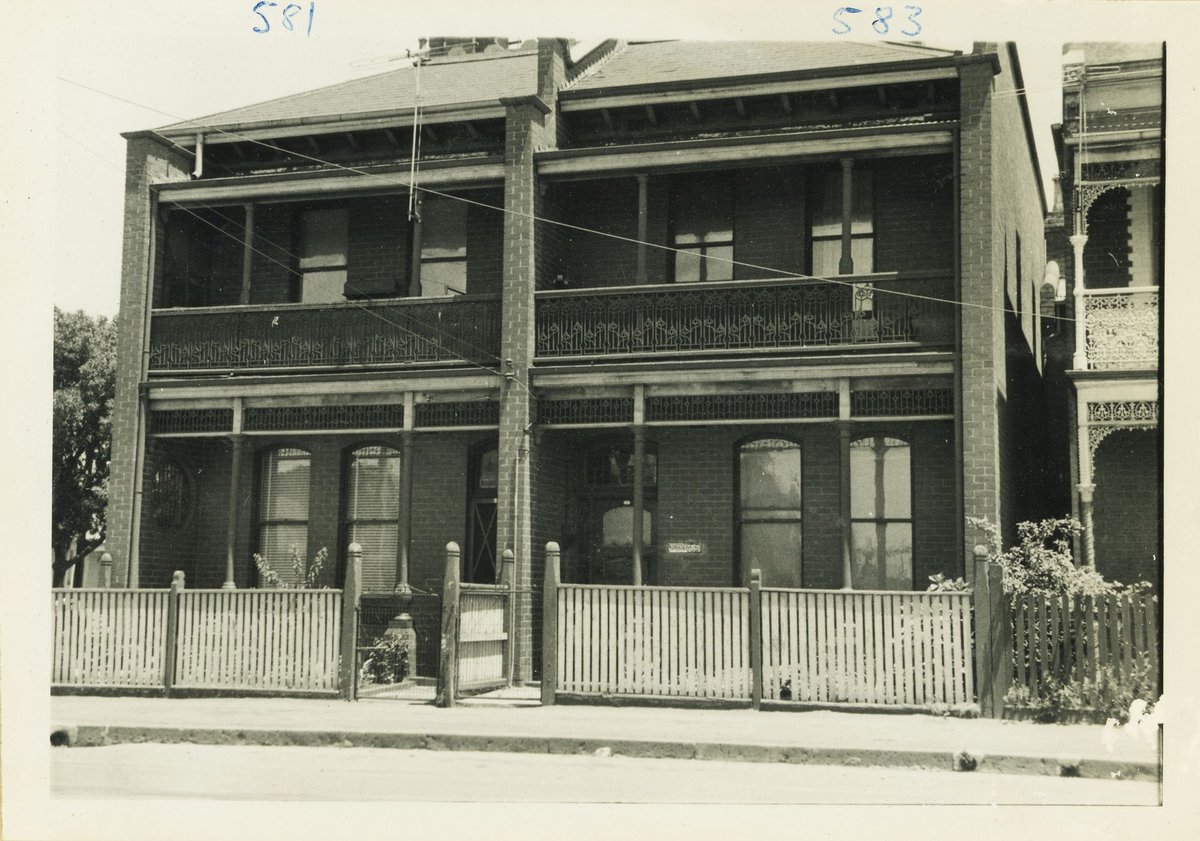 581 & 583 Brunswick Street, Fitzroy (c. 1967)