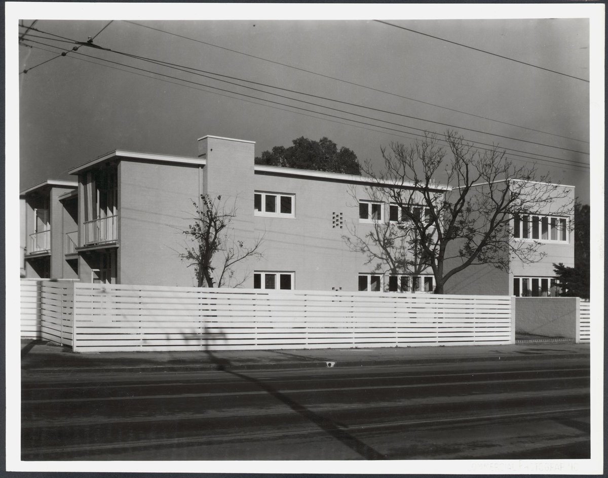 Clendon, batchelor flats, Armadale, Victoria (1939)