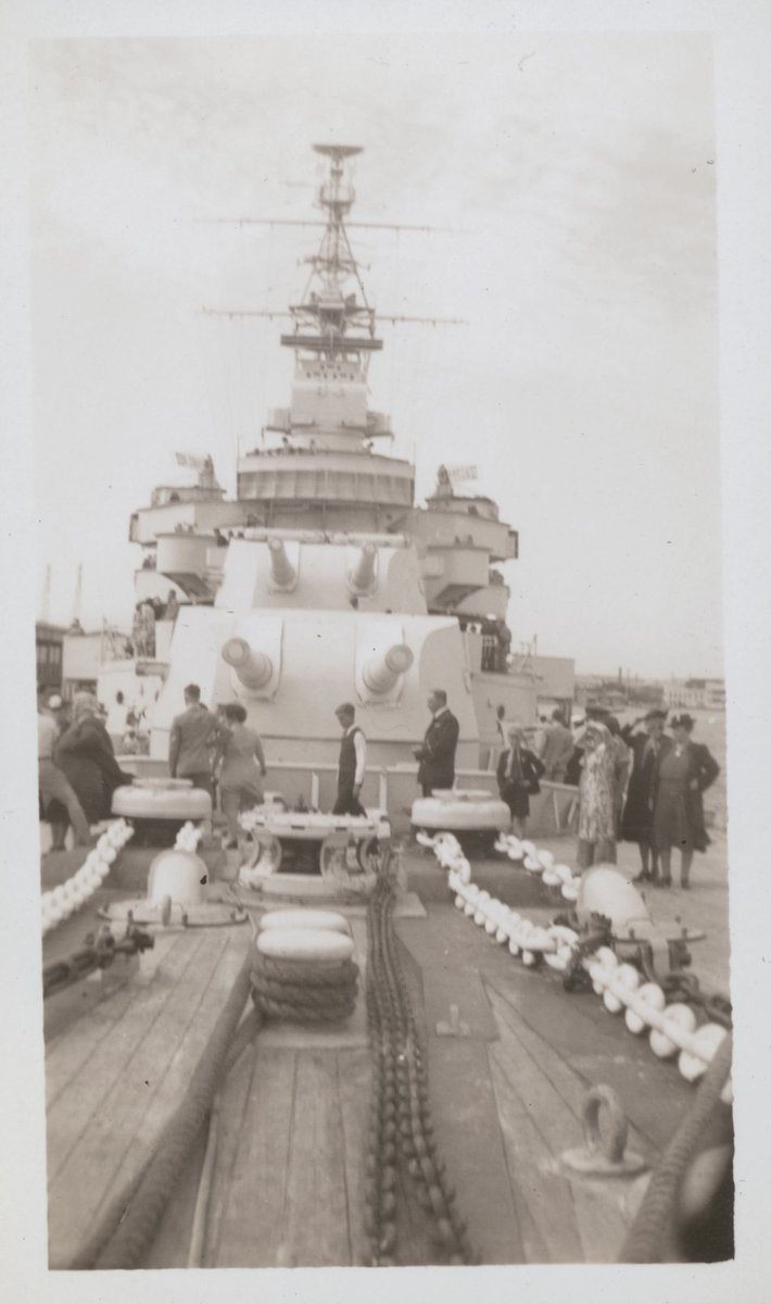 H.M.A.S. Australia in Port Phillip Bay (1946)