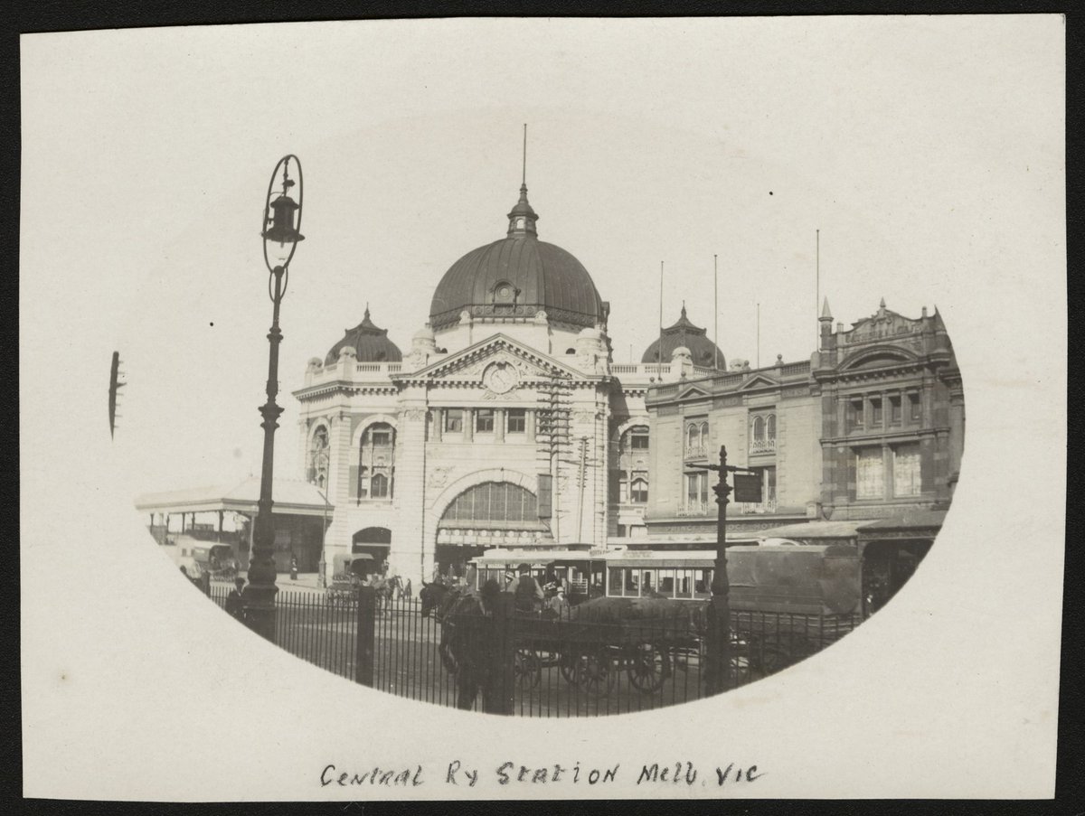 Central Ry Station Melb. Vic, Melbourne City (1910–20)