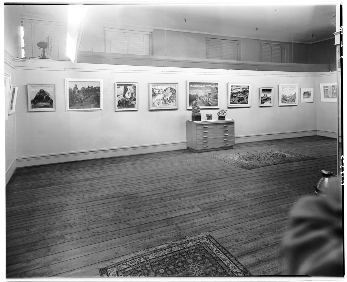 George Bell Tribute exhibition at Georges Gallery, 162 Collins Street, Melbourne, Melbourne City (1948)