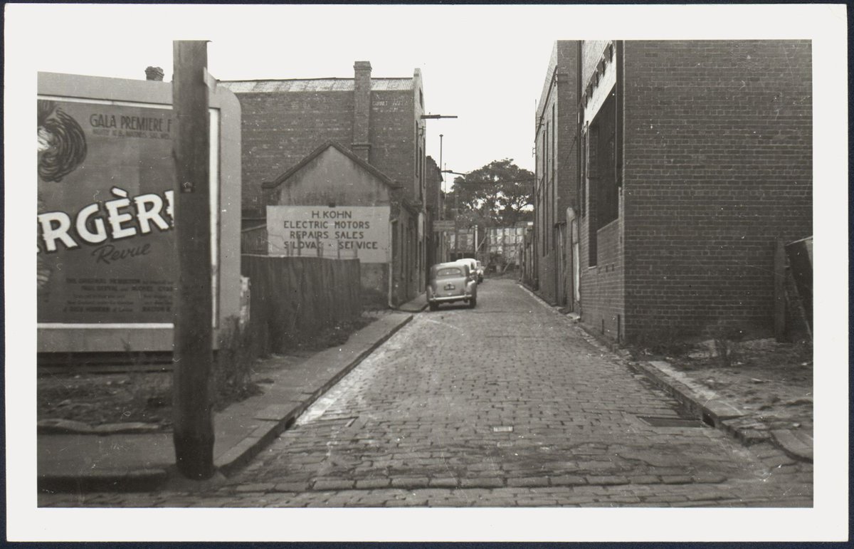 Finn Place from Little Lonsdale Street, Melbourne City (1950?)