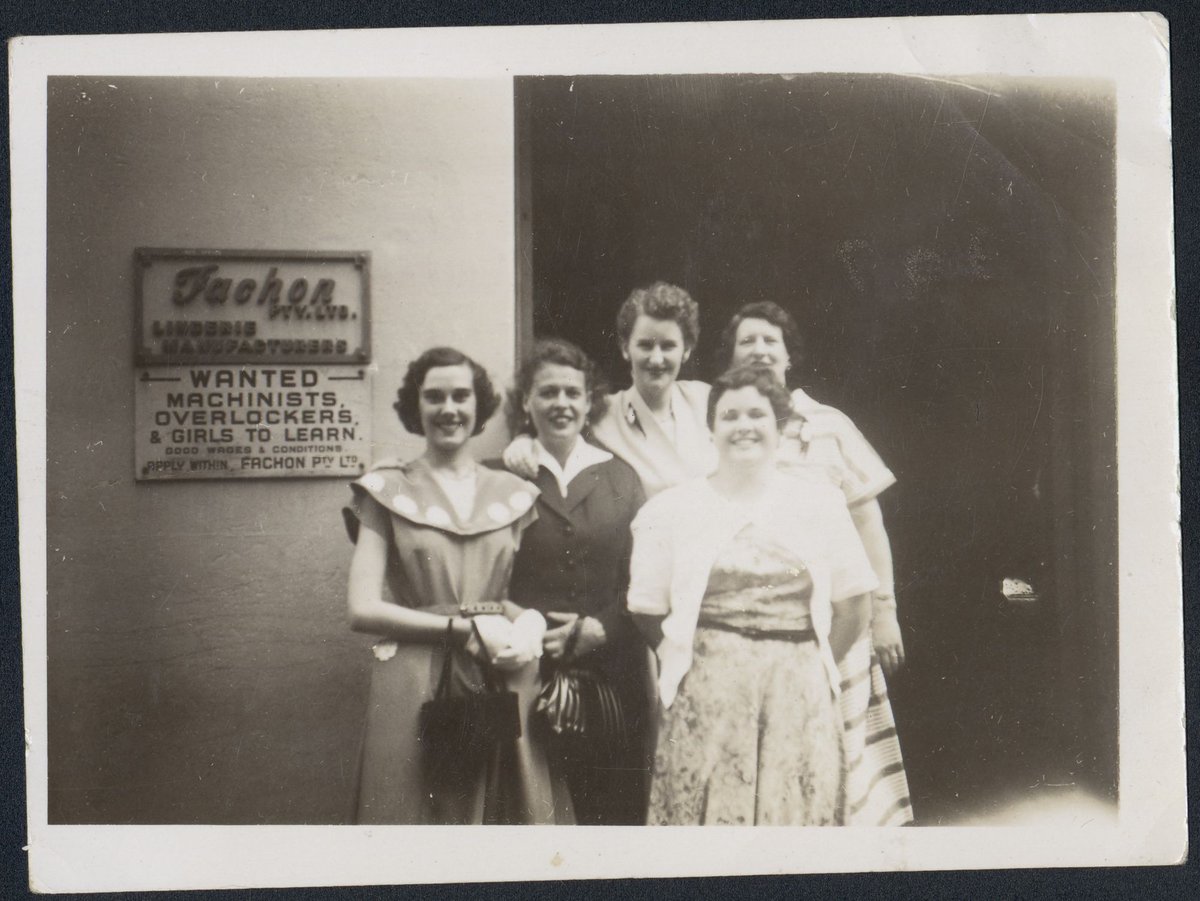 Photographs relating to Fachon Pty Ltd., Flinders Lane, Melbourne, Melbourne City (1953–54)